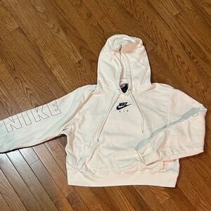 Nike Air Cream Hoodie with Black Logo